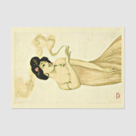 Decoupage Paper 10"x15" - Raphael Kirchner 25 Tissuepapier (Voorkant)
