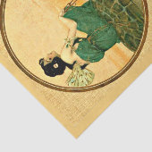 Decoupage Paper 10"x15" - Raphael Kirchner 5 Tissuepapier (Detail)