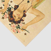 Decoupage Paper 10"x15" - Raphael Kirchner 9 Tissuepapier (Detail)