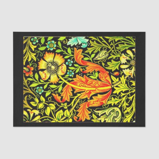 Decoupage Paper 10"x15" - William Morris 16 Tissuepapier (Voorkant)