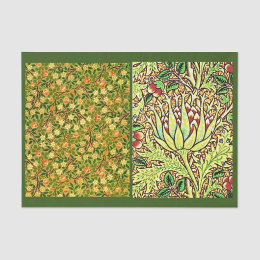 Decoupage Paper 10"x15" - William Morris 17 Tissuepapier (Voorkant)