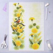 Decoupage Paper Colorful Garden Tissuepapier (Craft)