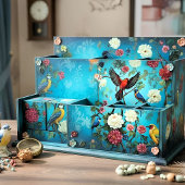 Decoupage Paper Colorful Garden Tissuepapier