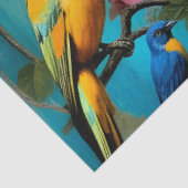 Decoupage Paper Colorful Garden Tissuepapier (Detail)
