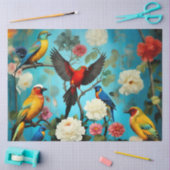Decoupage Paper Colorful Garden Tissuepapier (Craft)