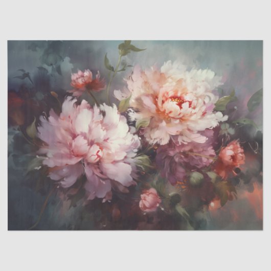 Decoupage Paper - De taal van bloemen 2 Tissuepapier (Voorkant)