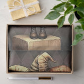 Decoupage Paper Melancholic Clown Tissuepapier (Geschenk)