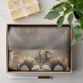 Decoupage Paper Melancholic Clown  Tissuepapier (Geschenk)