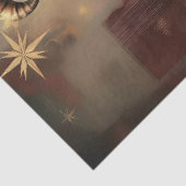 Decoupage Paper Melancholic Clown  Tissuepapier (Detail)