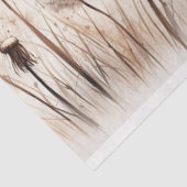 Decoupage papier botanische paardenbloem bloemen (Detail)