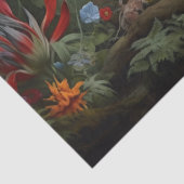 Decoupage papier- grillige wilde bloemen tissuepapier (Detail)