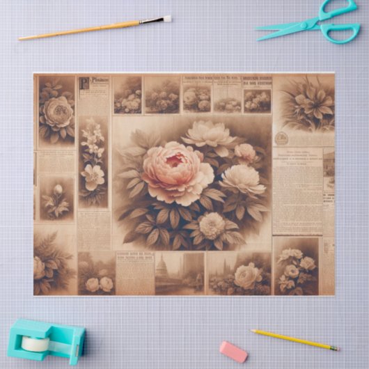 Decoupage papier in stijl (Craft)