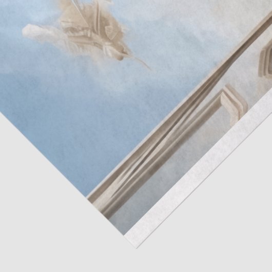 Decoupage papier, inpakken, - Balkon Reflecties 1 Tissuepapier (Detail)