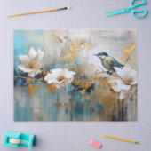 Decoupage papier, inpakken- Botanische ingewikkeld Tissuepapier (Craft)