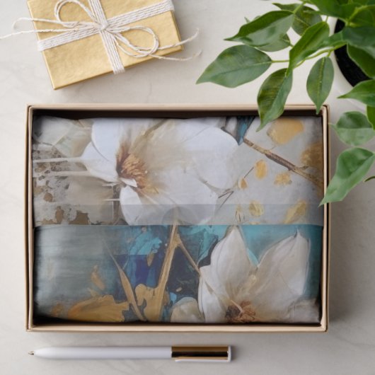 Decoupage papier, inpakken- Botanische ingewikkeld Tissuepapier (Geschenk)