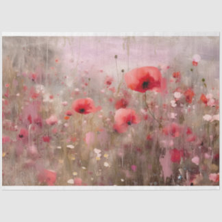 Decoupage papier, inpakken Pa- fluistert van bloem Tissuepapier