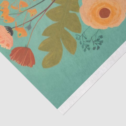 Decoupage papier, inpakpapier- bloesem dromen tissuepapier (Detail)