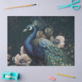 Decoupage papier, inpakpapier - Majestic Peacock Tissuepapier (Craft)