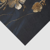 Decoupage papier, inpakpapier - Midnight Blooms 1 Tissuepapier (Detail)