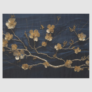 Decoupage papier, inpakpapier - Midnight Blooms 1 Tissuepapier