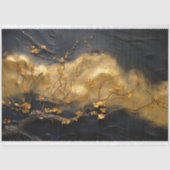 Decoupage papier, inpakpapier- Midnight Blooms 2 Tissuepapier (Voorkant)