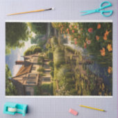 Decoupage papier, inpakpapier - Tuin 1 Tissuepapier (Craft)
