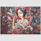 Decoupage papier- Majestic Presence Tissuepapier (Voorkant)