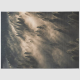 Decoupage papier – Misty Forest Sunrise | rustig