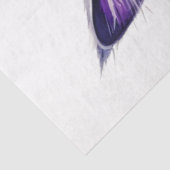 Decoupage papier paarse koele kat (Detail)