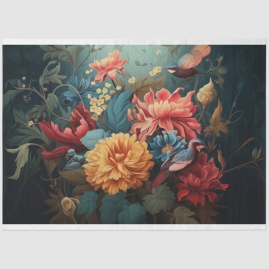 Decoupage papier - Tranquil Blossom (Voorkant)