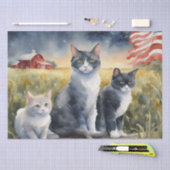 Decoupage-papier van Cats en Fireworks Tissuepapier (Craft)