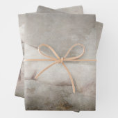 Decoupage papier van wit wild paard inpakpapier vel (In situ)