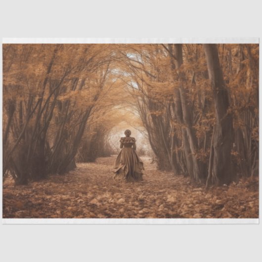 Decoupage Papier, Verpakking - Fluistert van het W Tissuepapier (Voorkant)