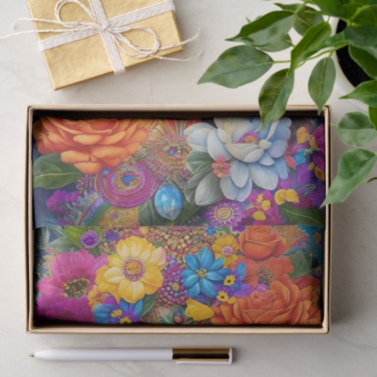 Decoupage papier - Vet Modern Floral Design (Geschenk)