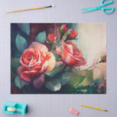 Decoupage papier, Wrapping- betoverde Rozen tuin 3 Tissuepapier (Craft)