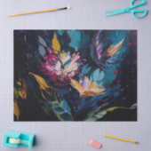 Decoupage papier, Wrapping Pa Bloemen Kaleidoscoop Tissuepapier (Craft)