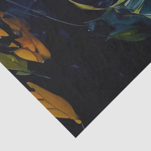 Decoupage papier, Wrapping Pa Bloemen Kaleidoscoop Tissuepapier (Detail)