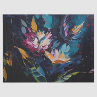 Decoupage papier, Wrapping Pa Bloemen Kaleidoscoop Tissuepapier