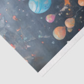 Decoupage papier - zwevende dromen (Detail)