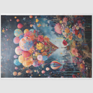 Decoupage papier - zwevende dromen