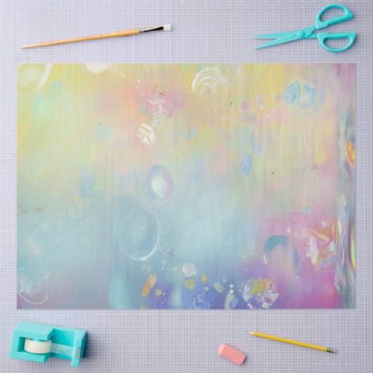Decoupage Pastel Faux Finish Achtergrond Abstract Tissuepapier (Craft)