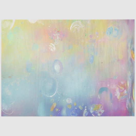 Decoupage Pastel Faux Finish Achtergrond Abstract Tissuepapier (Voorkant)