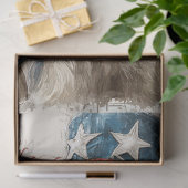 Decoupage Patriotic Golden Retriever 250th Tissuepapier (Geschenk)