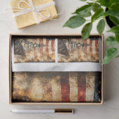 Decoupage Patriottisch Marineschip Amerikaanse Vla Tissuepapier (Geschenk)