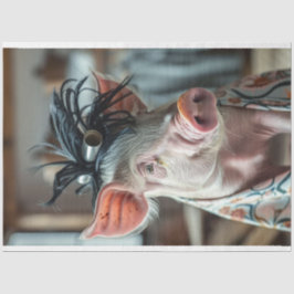 Decoupage Pig Penelope bij de Salon Tissuepapier