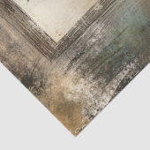 Decoupage Piglet in Rustic Window Story Book  Tissuepapier (Detail)