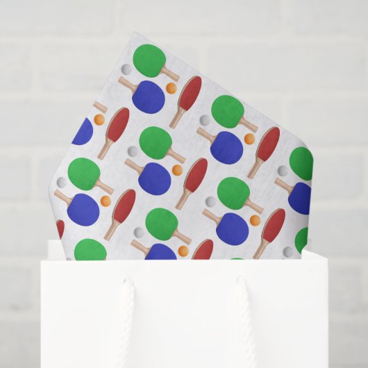 Decoupage Ping Pong Tafeltennis Verjaardagsfeest Tissuepapier (Cadeauzakje)