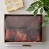 Decoupage Pioen Smokey Vlam Sintel Bloem Tissuepapier (Geschenk)
