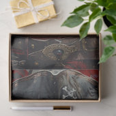 Decoupage Pirate Girl Black Tricorn Tissuepapier (Geschenk)