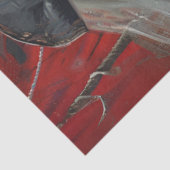 Decoupage Pirate Girl Black Tricorn Tissuepapier (Detail)